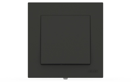 Выключатель В Рамку Одноклавишный Без Подсветки Дымчатый IP20 10А 250В Zena Vega El-BI