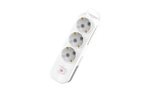 Колодка 3 гнезда С заземлением+Шторки+Выключатель 16А Белый Myra El-Bi Колодка 3 гнезда С заземлением+Шторки+Выключатель 16А Белый Myra El-Bi